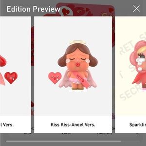 CRYBABY CRYING FOR LOVE KISS KISS  Angel Figurine